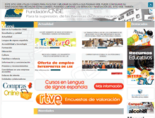 Tablet Screenshot of fundacioncnse.org